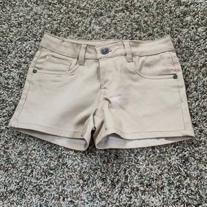 Kids khaki shorts size 12